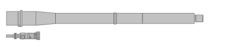 13.5" length ● 1:7 twist ● light contour